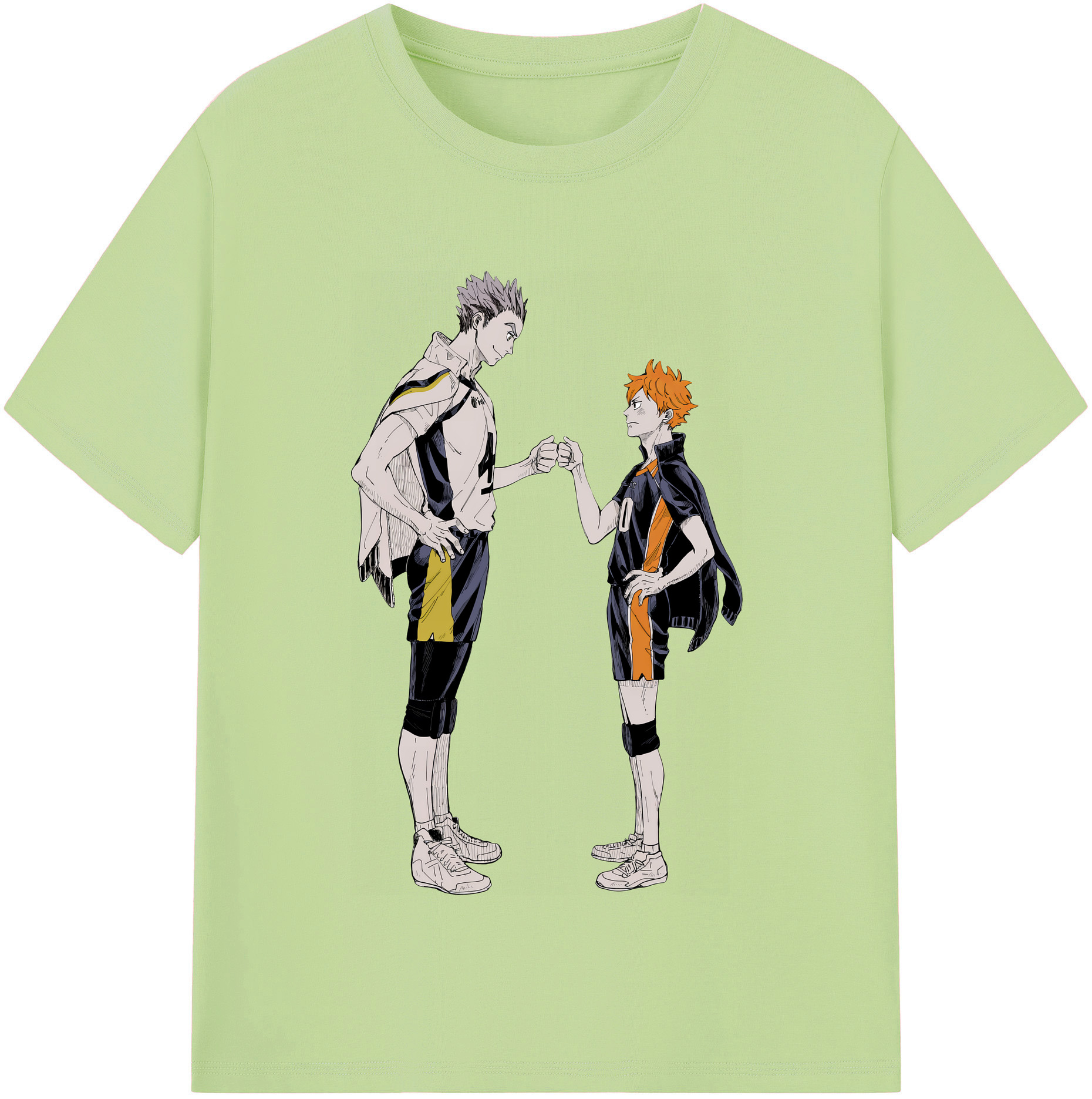 （画像用） ハイキュー!! Haikyu!! 綿100％半袖Tシャツ（フロントプリント）